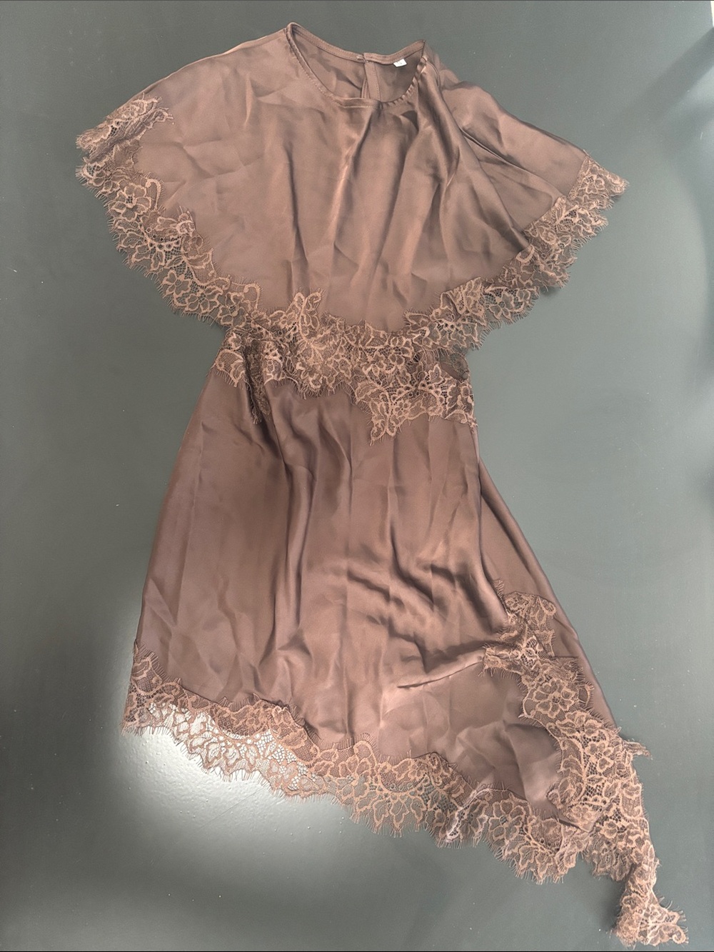 CUT-OUT LACE DRESS ZW COLLECTION - Picture 3 of 4